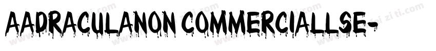 AaDraculaNon commerciallse字体转换